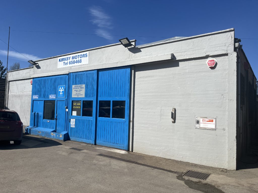 Outside of Kirkby Motors - MOT Testing Ripon